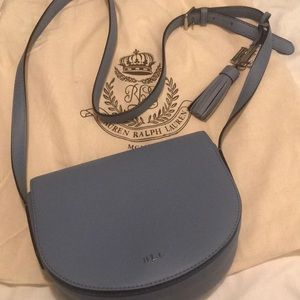 Ralph Lauren baby blue leather purse